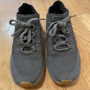 Nobull Knit Runners in women size 9 in dark gray